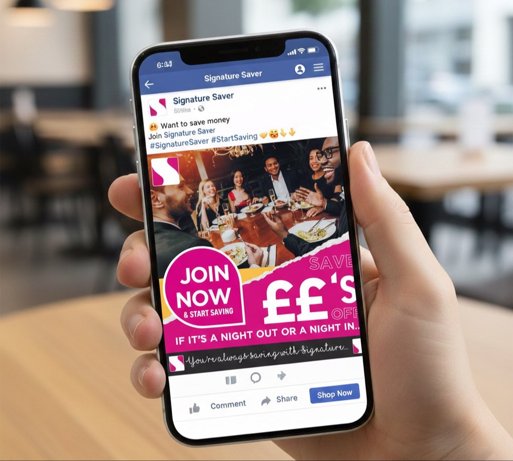 Signature Saver Facebook Advert